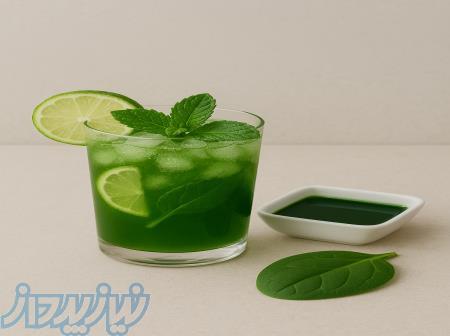 رنگ خوراکی و طبیعی سبز کلروفیل در نوشیدنی 