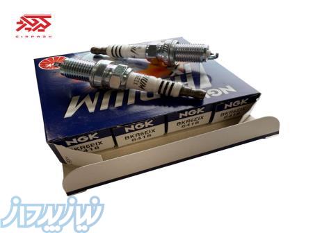 شمع سوزنی ایریدیوم  پایه کوتاه NGK BKR6EIX-11-6418   مناسب دنا و پراید با عمر بالا 