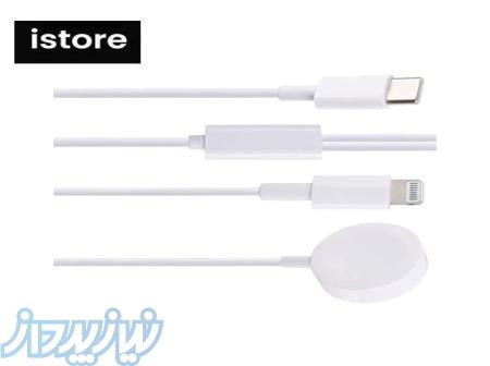 کابل شارژ لایتنینگ و شارژر مگنتی اپل واچ کوتتسی Cotetci iwatch charger 