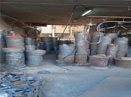 فروش پولک و فلنج آهنی در بازار آهن شادآباد 