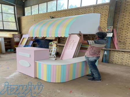 تولید انواع سازه های چوبی برای خانه بازی و شهربازی ها 