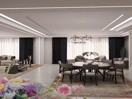 طراحی داخلی و دکوراسیون داخلی و طراحی نما و ویلا و ویترین 