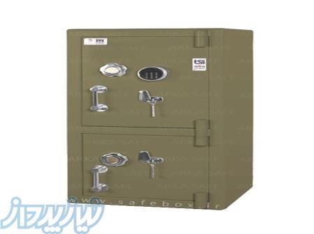 گاوصندوق ۵۵۰mz نسوز و مجهز به سیستم ضدسرقت دو طبقه آرکا 