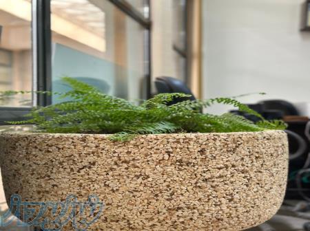 گلدان های سه تکه سنگی 