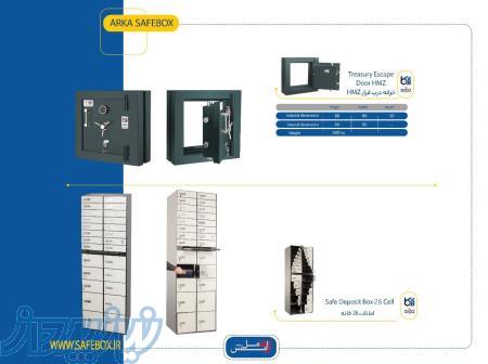 گاوصندوق امانات ۱۶ خانه مجهز به رمز آرکا 