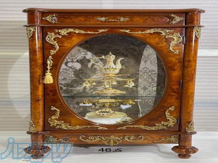 مینی ویترین خراطی برنز کوب خاص ظریف