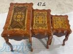 میز عسلی سه‌ تکه معرق   تلفیق هنر، سادگی و کاربرد