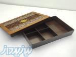 جعبه چوبی هدایا خشکبار و شیرینی 