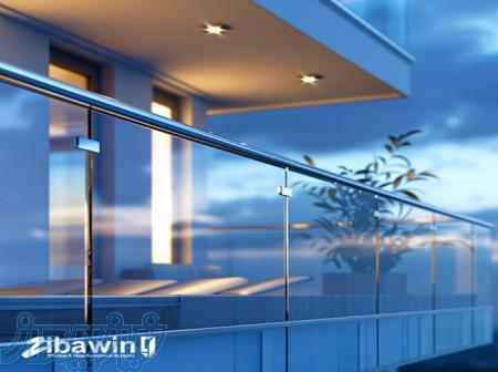 نرده شیشه ای - هندریل شیشه ا ی - نرده شیشه ای اکسپوز ، دفنی ، اسپیگات 