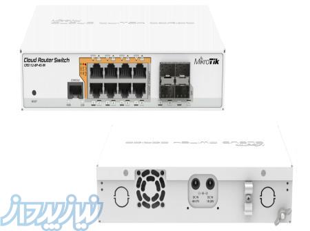 فروش سوئیچ میکروتیک CRS112 8P 4S IN 