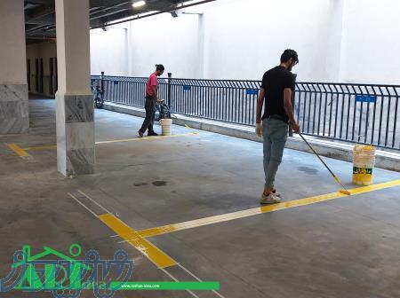 اجرای خط کشی اپوکسی پارکینگ 