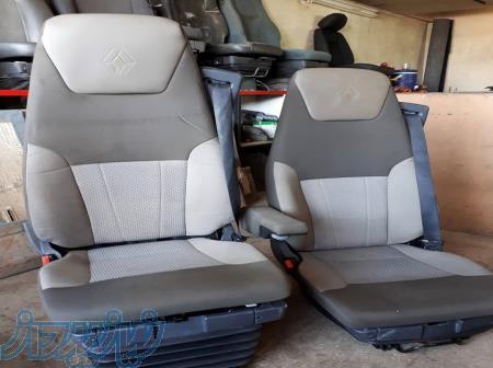 صندلی بادی کامیون راهسازی پمپی و برقی 