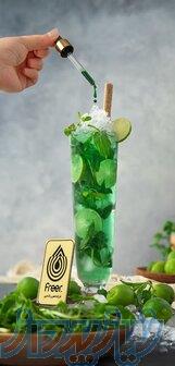 رنگ سبز خوراکی مناسب موهیتو 