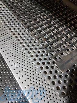 ورق پانچ فلزی استیل گالوانیزه آهنی ورق فنری بهلر 