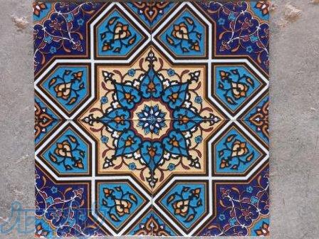 ساخت کاشی سنتی و هفت رنگی (مسجدی) گنبد گلدسته گره 