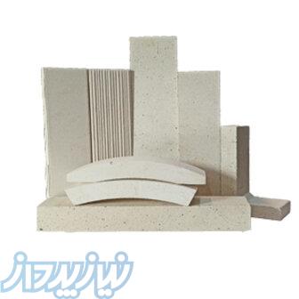 آجر نما نسوز سفید و طوسی رولیک 