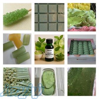 فروش رنگ سبز خوراکی مناسب برای آدامس نعنایی و طالبی 