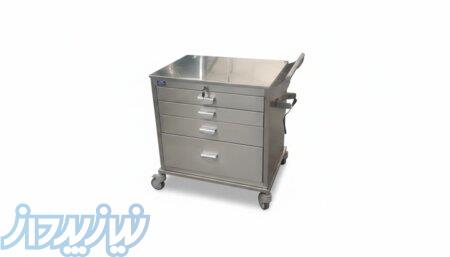 فروش انواع ترالی دارو بیمارستانی با طراحی استاندارد و کیفیت صنعتی 