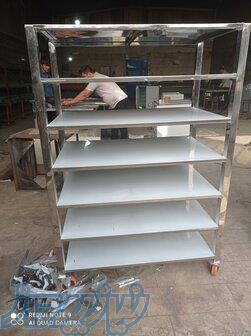 تولید قفسه استیل 