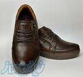 کفش مردانه چرم قهوه ای مدل ۱۱۲۱ 