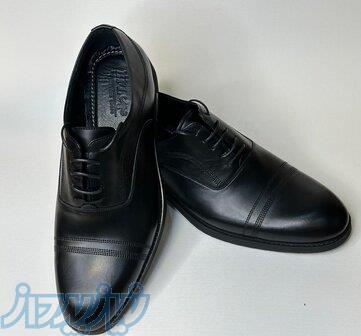 کفش رسمی مردانه بند دار چرم طبیعی مدل 1126 