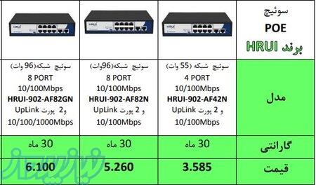 سوئیچ POE برند HRUI 