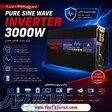 اینورتر (مبدل برق) 3000 وات کاملا سینوسی NBQ3000w
