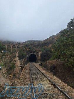منظر کوهستانی راه‌آهن شمال ایران