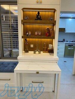 ساخت کابینت پلی اورتان با اکسسوری های بهینه سازی فضا 