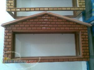 کلبه های چوبی اکواریوم یک سوم ارسال رایگان با پست