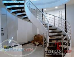 تهران استپ ; مجری تخصصي انواع پله گرد و انواع پله های مدرن دکوراتیو