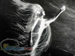 طراحی با ذغال و کنته