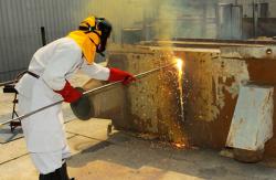 هوابرش پرتابل برش بتن  اهن با ضخامت زیاد