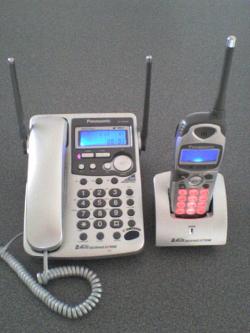 فروش تلفن بی سیم دو گوشی پاناسونیک  - تهران