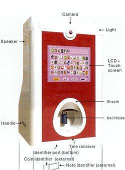 دست گاه طراحی و چاپ بر روی ناخن