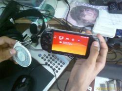 psp 3000 umd 2 memory 4gig hd tv cable  - تهران