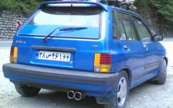 پراید هاچ بک آبی کاربنی