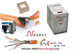 کابل شبکه نگزانس و تجهیزات شبکه nexans