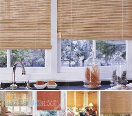 پرده بامبو یا ( Woven wooden Blinds )