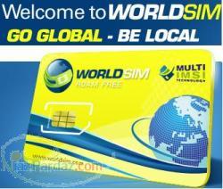 worldsim سیمکارتی با دو شماره بین المللی انگلستان