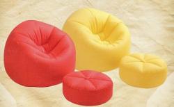 فروش مبل بادی دو تکه(زرد  سرمه ای  قرمز