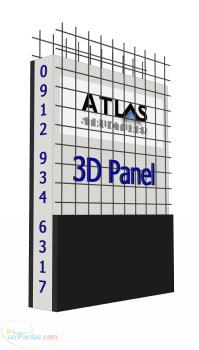 3d panel دیوار پیش ساخته پانل سه بعدی تولید فروش