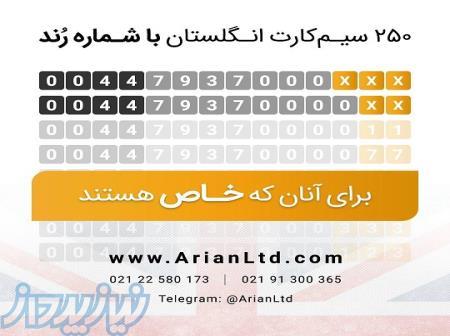 سیمکارت بین المللی با دو شماره انگلستان و آمریکا