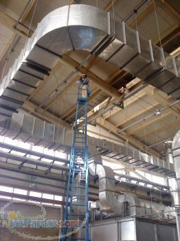 تهویه مطبوع  داکتینگ  تهویه صنعتی  فیلتراسیون