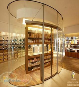 درب اتوماتیک شیشه ای ایتالیایی FAAC