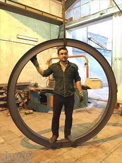 طراحی و اجرای سرویس پله های پیچ مارپیچ قوسی شکل و