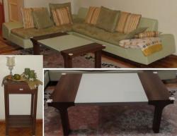 مبل راحتی مدل ال میز وسط میز کشودار  - تهران