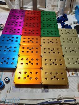 آنودایزینگ رنگی آلومینیوم آریا