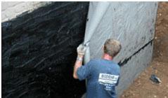 ایزولاسیون پی وزهکشی با لایه های پلیمری  - تهران