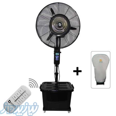پنکه مهپاش ایستاده با کنترل از راه دور برنازی مدل BM-S65R